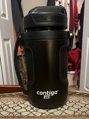 Contigo Black FIT Insulated Water Bottle with Carry Handle